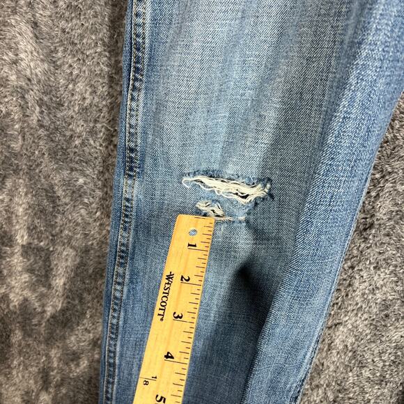 Ariat Jeans Mens 36x33 M3 Loose Fit Light Wash Fade Distressing Workwear Western - Picture 6 of 13